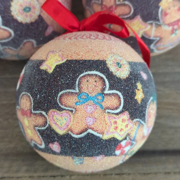 Sugared Frosted Gingerbread Man Glass Ornaments by Dillard's - Picture 4 of 7